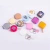 Bulk customized wholesale of leather three-gauge tape measures, 1.5-meter tape measures, advertising leather tape measures, practical gifts, flexible tape measures and pendants details Picture